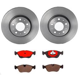 Volvo Brakes Kit - Brembo Pads and Rotors Front (280mm) (Ceramic) 31262092 - Brembo 2894361KIT